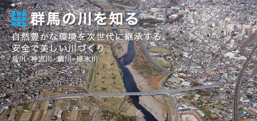 群馬の川を知る　自然豊かな環境を次世代に継承する、安全で美しい川づくり　烏川・神流川・鏑川・碓氷川