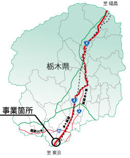 野木歩道整備 位置図