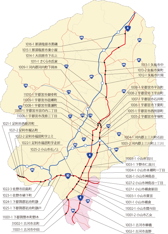 騒音状況 地図