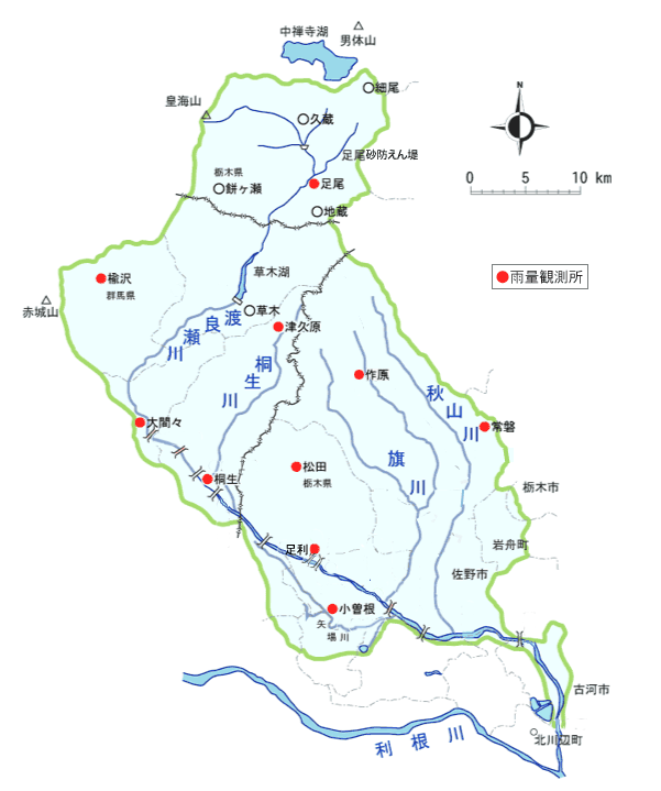 雨量観測所マップ