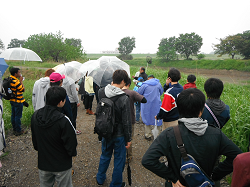 再生地の見学