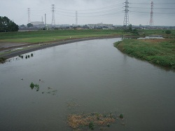 入間川川越橋下流瀬切れ解消