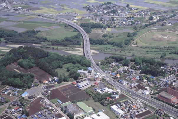 小山大橋付近