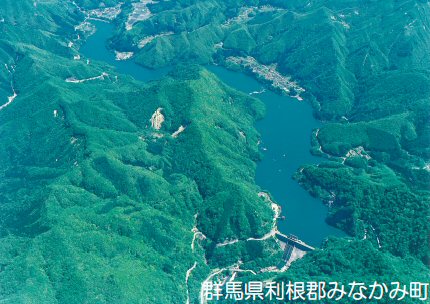 利根川上流部に整備された洪水調節施設（藤原ダム）