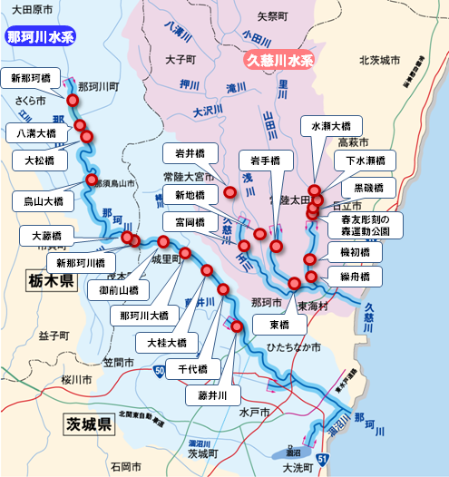 これまでの調査地点の位置