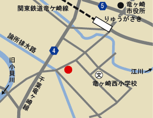 竜ヶ崎出張所の地図