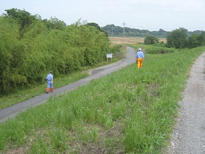 異常がないか、チェックしながら歩きます