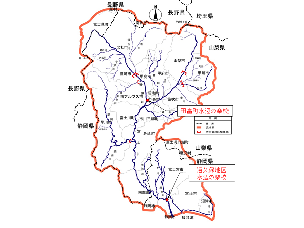 水辺の楽校位置図