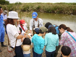 魚類調査の他に、水質調査も体験できました。