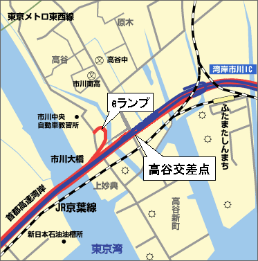 高谷eランプ地図イラスト