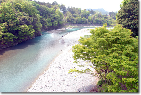 万年橋上流