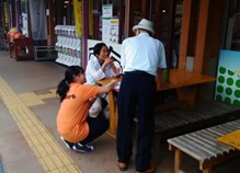 道の駅来場者へのアンケート調査実施状況