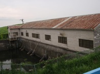 谷田川第２排水機場全景