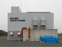 谷田川第１排水機場全景