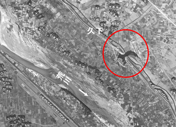 昭和22年10月に米軍が空撮したもの