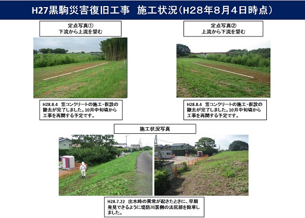 進捗状況（平成28年8月4日）