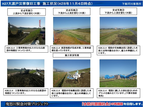 進捗状況（平成28年11月4日）