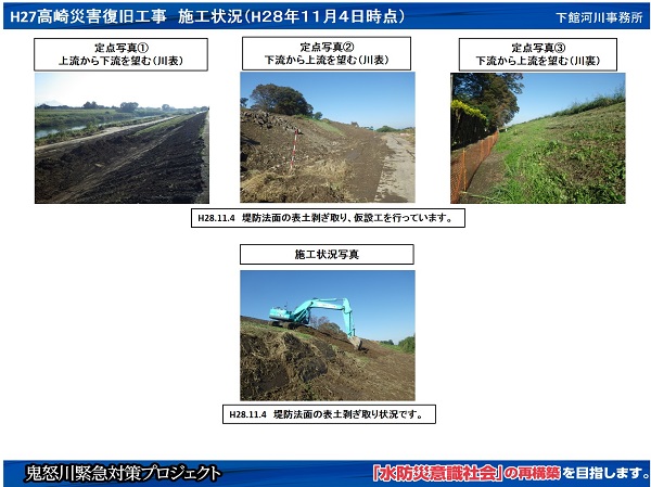 進捗状況（平成28年11月4日）