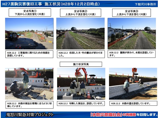進捗状況（平成28年12月2日）