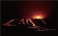 伊豆大島噴火の溶岩流（昭和61年11月19日）
