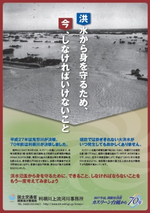 洪水から身を守るため、今、しなければいけないこと