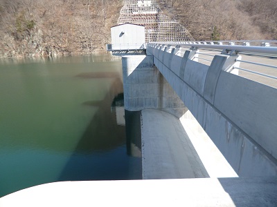 湯西川ダム　貯水率９９．６％