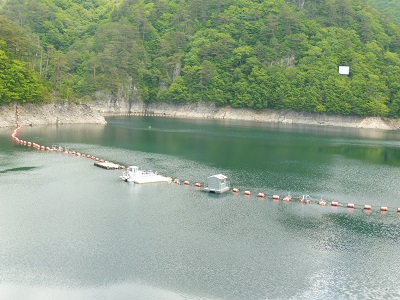 貯水位低下状況（貯水池上流側）