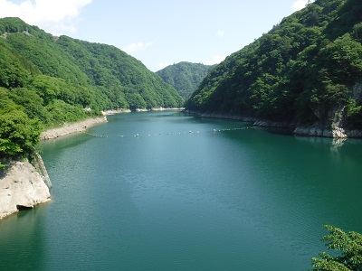 貯水位低下状況（貯水池上流側）