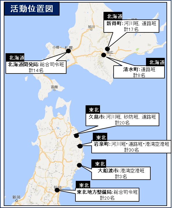 平成28年8月台風10号活動位置図