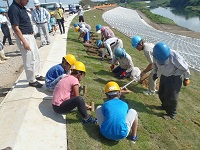 9月9日（前河原工事見学会）(2)