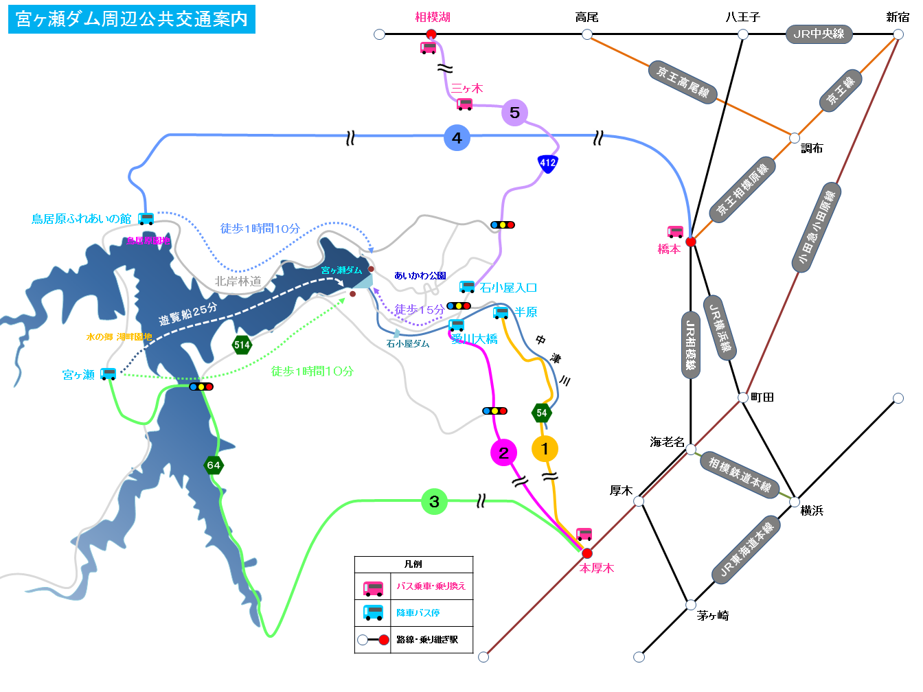 電車・バス路線図20180711