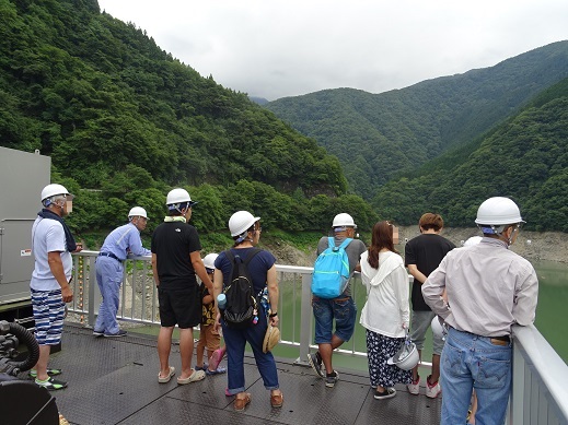 選択取水施設も見学しました