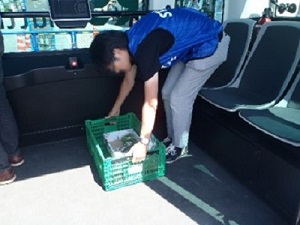 道の駅から集落への食料品等の配送