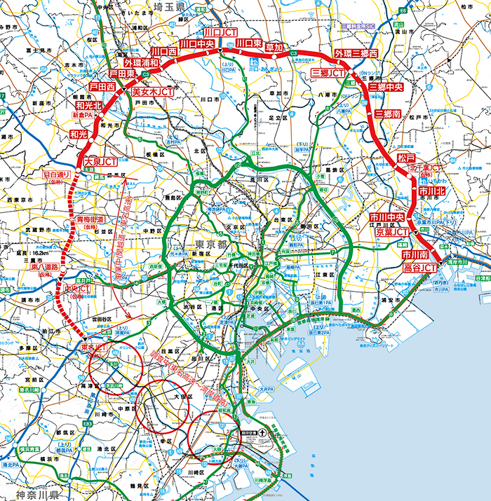 外環 東京外かく環状道路 道路 国土交通省 関東地方整備局