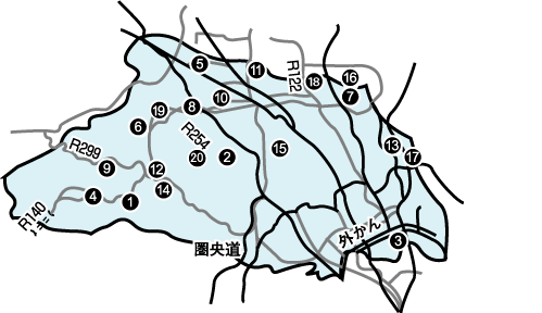 埼玉県の地図