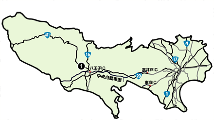 東京都の地図