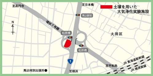 事業位置図