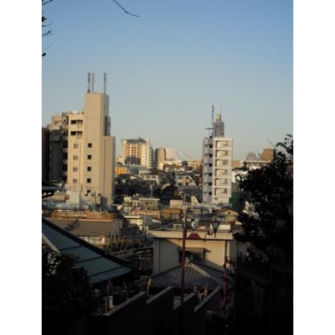 日暮里富士見坂からの富士山（写真提供：荒川区）