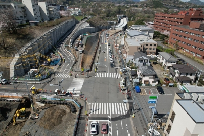 （7）八王子市館地区のトンネル・橋梁工事状況（令和4年10月撮影）