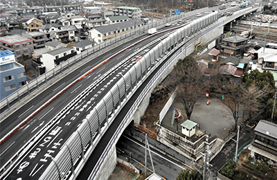 (2)武蔵野橋付近（平成30年1月撮影）