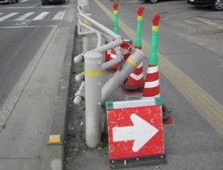 道路付属物の損傷