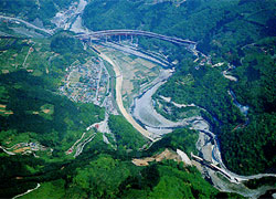 山北バイパス（谷峨地区・清水橋）