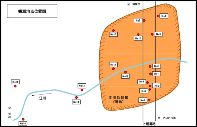 観測地点位置図