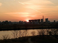 日没の岩淵水門