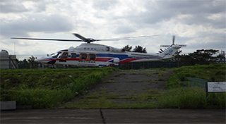 防災ヘリコプター「あおぞら号」による千葉県内の被害状況調査