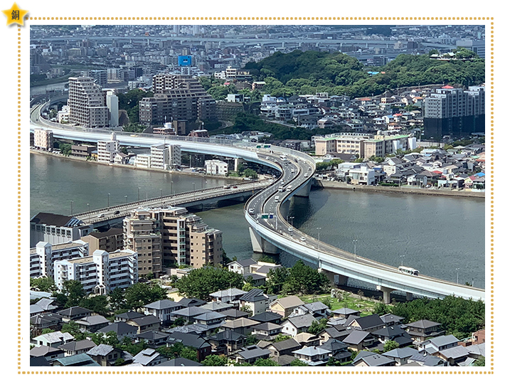 川と道の交差点　～福岡県　室見川～　山梨県 駿台甲府高等学校1年　平井出　涼子