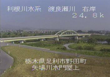 矢場川水門屋上