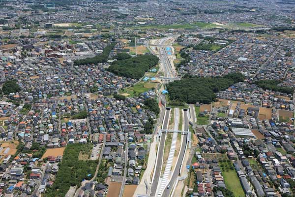 小塚山周辺工事の様子