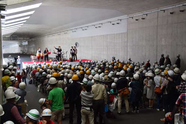 MATSUDO DAN DAN HIGHWAY. 「春のコンサート＆オープンフィールド」の様子