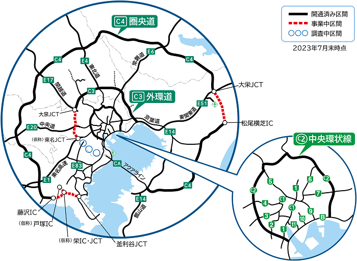 圏央道全体図